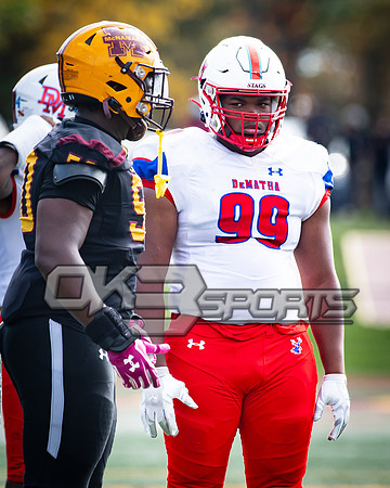 OK3Sports coverage of the high school football game featuring Bishop McNamara Mustangs and the DeMatha Staggs