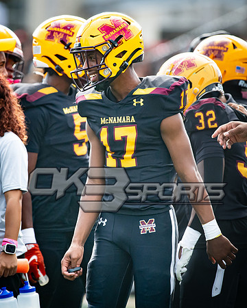 OK3Sports coverage of the high school football game featuring Bishop McNamara Mustangs and the DeMatha Staggs