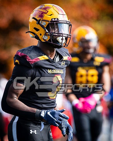OK3Sports coverage of the high school football game featuring Bishop McNamara Mustangs and the DeMatha Staggs