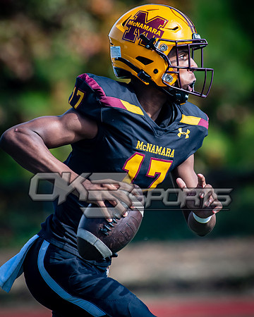 OK3Sports coverage of the high school football game featuring Bishop McNamara Mustangs and the DeMatha Staggs