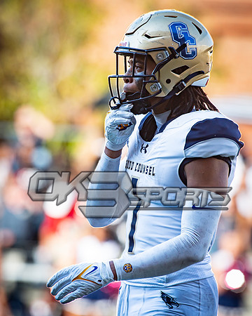 OK3Sports coverage of the high school football game featuring Our Lady of Good Counsel Falcons and the Gonzaga Eagles