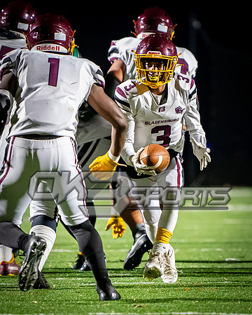 OK3Sports coverage of the high school football MPSSAA-4A playoff game featuring the Flowers Jaguars and the Bladensburg Mustangs