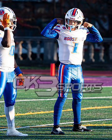OK3Sports coverage of the high school football game featuring the Dunbar Crimson Tide and the Roosevelt Roughriders