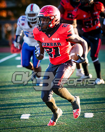 OK3Sports coverage of the high school football game featuring the Dunbar Crimson Tide and the Roosevelt Roughriders
