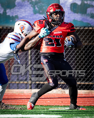 OK3Sports coverage of the high school football game featuring the Dunbar Crimson Tide and the Roosevelt Roughriders