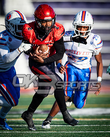 OK3Sports coverage of the high school football game featuring the Dunbar Crimson Tide and the Roosevelt Roughriders