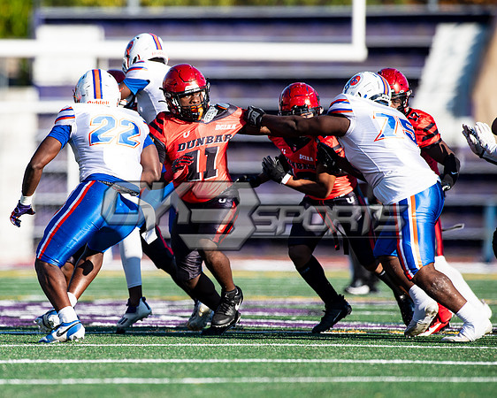 OK3Sports coverage of the high school football game featuring the Dunbar Crimson Tide and the Roosevelt Roughriders