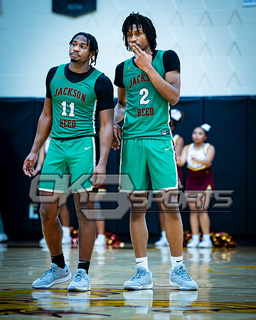 OK3Sports coverage of the boys high school basketball game featuring Bishop McNamara Mustangs and the Jackson-Reed Tigers