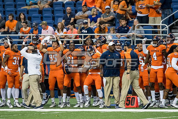 OK3Sports coverage of the NCAA college football game featuring UTSA Roadrunners and UTEP Miners