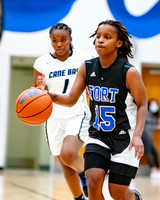OK3Sports coverage of the high school basketball game featuring the Cane Bay Cobras and the Fort Dorchester Patriots