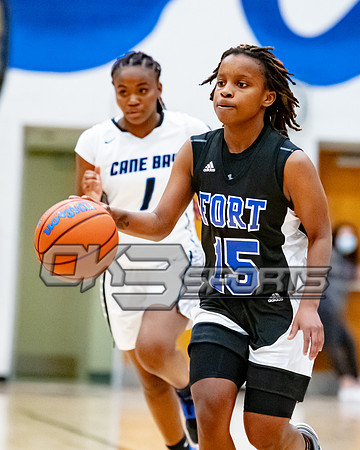 OK3Sports coverage of the high school basketball game featuring the Cane Bay Cobras and the Fort Dorchester Patriots