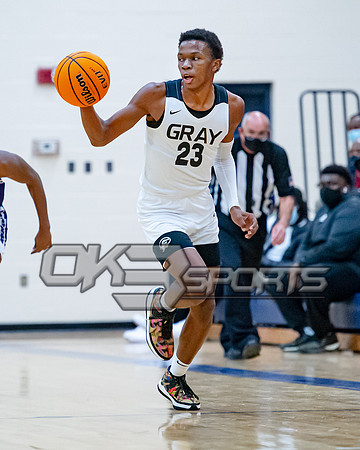 OK3Sports coverage of the high school boys basketball game featuring Grey Collegiate Eagles and the Saluda Tigers