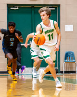 OK3Sports coverage of the high school boys basketball game featuring the Bishop England Battling Bishops and the Oceanside Collegiate Academy Landsharks
