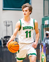 OK3Sports coverage of the high school boys basketball game featuring the Bishop England Battling Bishops and the Oceanside Collegiate Academy Landsharks