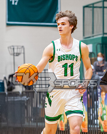 OK3Sports coverage of the high school boys basketball game featuring the Bishop England Battling Bishops and the Oceanside Collegiate Academy Landsharks