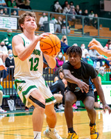OK3Sports coverage of the high school boys basketball game featuring the Bishop England Battling Bishops and the Oceanside Collegiate Academy Landsharks