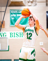 OK3Sports coverage of the high school boys basketball game featuring the Bishop England Battling Bishops and the Oceanside Collegiate Academy Landsharks